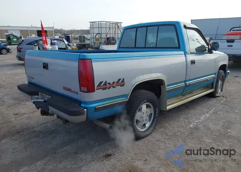 1993 GMC Sierra K1500 z USA, uszkodzony, nr VIN 1GTEK14K6PZ523157